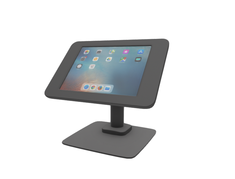 Front Mount Floor Kiosk Sign